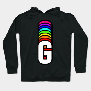 Rainbow Letter, G Hoodie